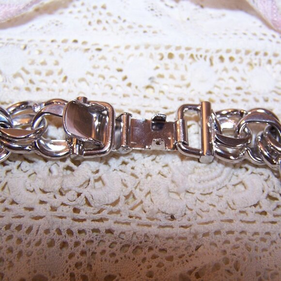 Ballou Sterling Silver Double Link Starter Charm Bracelet - 8.25" Long - Picture 8 of 11